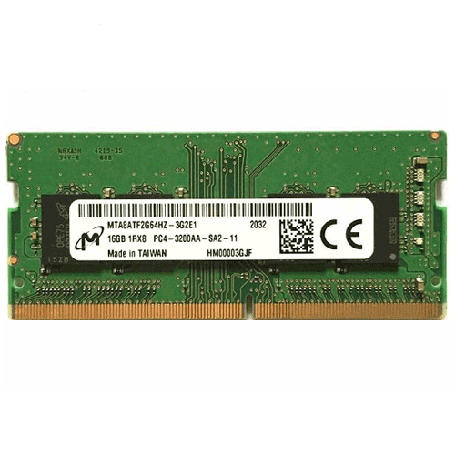 رم لپ تاپ میکرون 16گیگابایت RAM MICRON DDR4 PC4 16GB 3200Mhz
