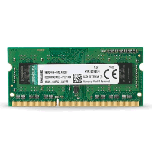 رم لپ تاپ 4گیگابایت کینگستون KINGSTON 4GB DDR3 PC3 10600 1333Mhz