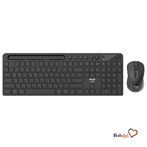 کیبورد و ماوس بی سیم زیچر Sicher COMBO Wireless KM550