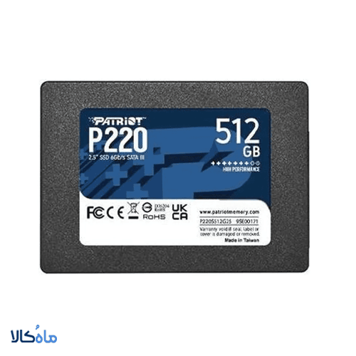 اس اس دی پتریوت 512 گیگابایت SSD PATRIOT 512GB P220