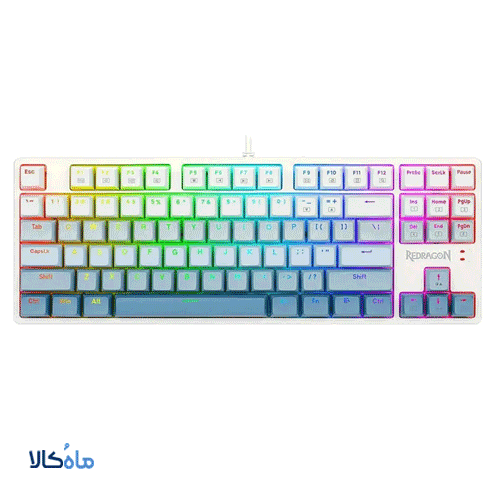 کیبورد گیمینگ ردراگون REDRAGON KEYBOARD GAMING CASS K645 W-GB RGB