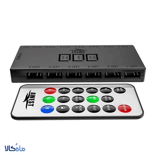 هاب فن و کنترلر نورپردازی اوست AWEST FAN HUB & ARGB CONTROLLER